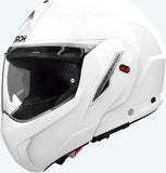 Casco Modular Para Moto Airoh Mathisse Ii - Mth214 Thermoplastic Hrt Blanco Gloss Color Talla M