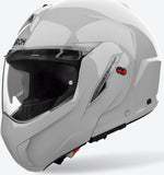 Casco Modular Para Moto Airoh Mathisse Ii - Mth298 Thermoplastic Hrt Gris Cemento Gloss Color Talla L