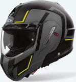 Casco Modular Para Moto Airoh Mathisse Ii - Mth2G31 Thermoplastic Hrt Amarillo Mate Genius Talla Xxl
