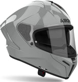 Casco Integral Para Moto Airoh Matryx - Mx98 Composite Carbon Gris Cemento Gloss Color Talla M