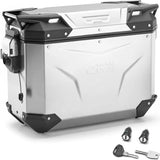 Maleta Lateral Derecha Monokey Cam-Side Trekker Outback Evo Smart Aluminio + Cerradura 37 Lt Givi Trekker Outback Evo Smart Aluminio Argento Talla 37 Lt.