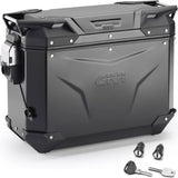 Maleta Lateral Derecha Monokey Cam-Side Trekker Outback Evo Smart Aluminio Negro + Cerradura 37 Lt Givi Trekker Outback Evo Smart Aluminio Negro Talla 37 Lt.