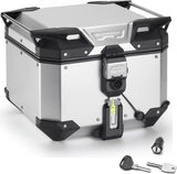Baúl Monokey Trekker Outback Evo Smart Aluminio Anodizado 42 Lt Trekker Outback Evo Smart Aluminio Anodizado - Givi Compatible Con Ktm 790 Adventure R (2019-2020)