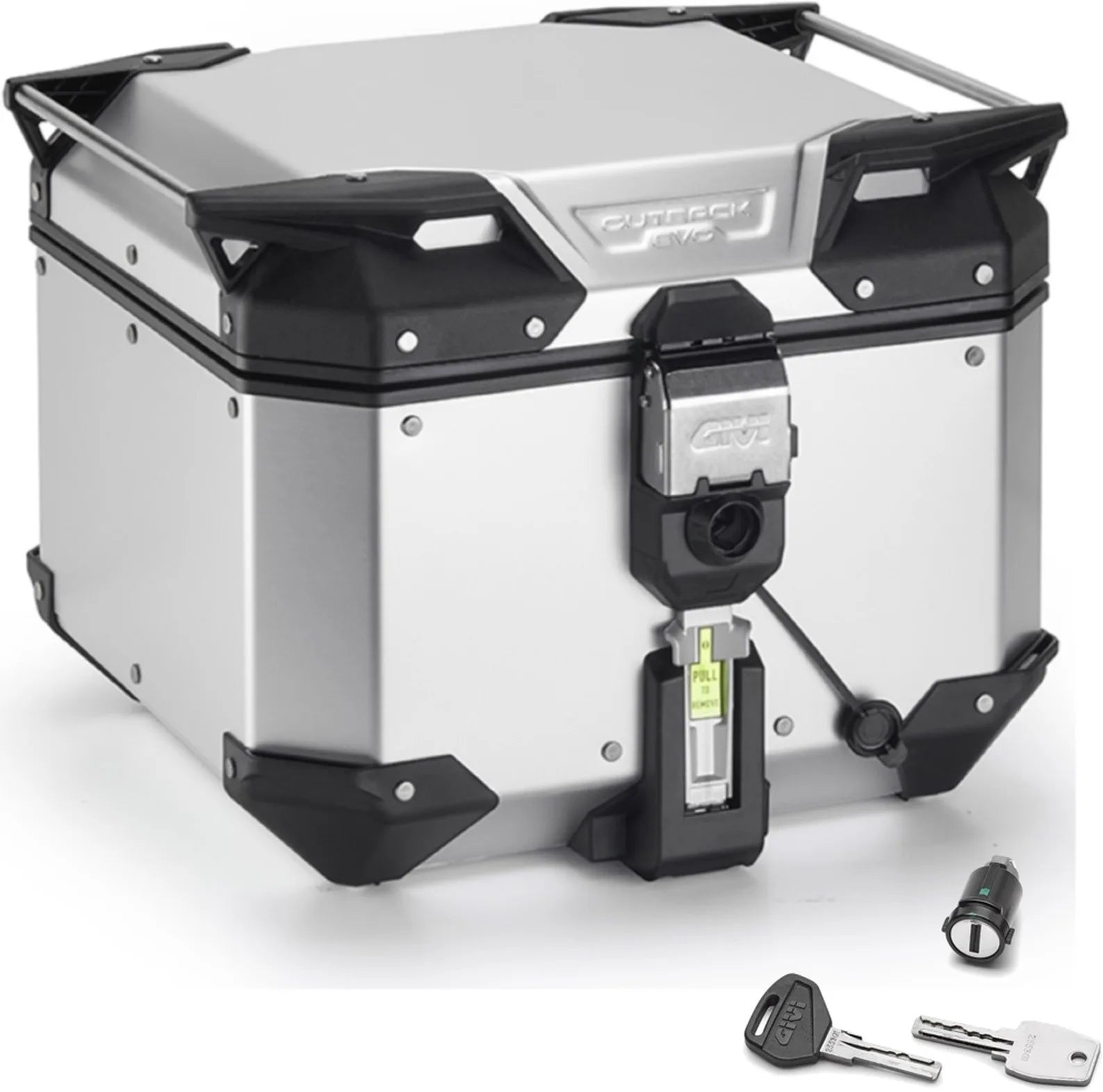 Baúl Monokey Trekker Outback Evo Smart Aluminio Anodizado 42 Lt 6Kg Trekker Outback Evo Smart Aluminio Anodizado - Givi Compatible Con Ktm 1290 Super Adventure T (2017)