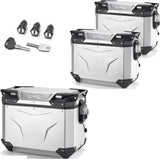Baúl + Maletas Laterales Trekker Outback Evo Smart Aluminio 116 Lt Trekker Outback Evo Smart Aluminio - Givi Compatible Con Honda Crf 1000 L Africa Twin Adventure Sports (2018-2019)