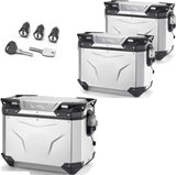 Trekker Outback Evo Smart Aluminium Top Case + Side Cases - 116 Lt Trekker Outback Evo Smart Aluminium - Givi Compatible With Triumph Tiger 660 Sport (2022-2024)