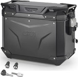 Maleta Lateral Derecha Monokey Cam-Side Trekker Outback Evo Smart Aluminio Negro + Cerradura 44 Lt Givi Trekker Outback Evo Smart Aluminio Negro Talla 44 Lt.