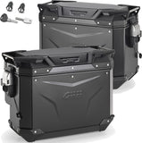 Maletas Laterales Monokey Cam-Side Trekker Outback Evo Smart Aluminio Negro + Cerradura 84 Lt Trekker Outback Evo Smart Aluminio - Givi Compatible Con Bmw F 800 Gs (2008-2017)