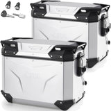 Maletas Laterales Monokey Cam-Side Trekker Outback Evo Smart Aluminio + Cerradura 88 Lt Trekker Outback Evo Smart Aluminio - Givi Compatible Con Ktm 790 Adventure (2023-2025)