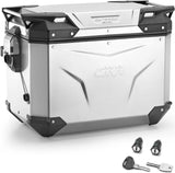 Maleta Lateral Derecha Monokey Cam-Side Trekker Outback Evo Smart Aluminio + Cerradura 48 Lt Givi Trekker Outback Evo Smart Aluminio Argento Talla 48 Lt.