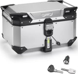 Baúl Monokey Trekker Outback Evo Smart Aluminio Anodizado 58 Lt Trekker Outback Evo Smart Aluminio Anodizado - Givi Compatible Con Ktm 890 Duke R (2021-2023)