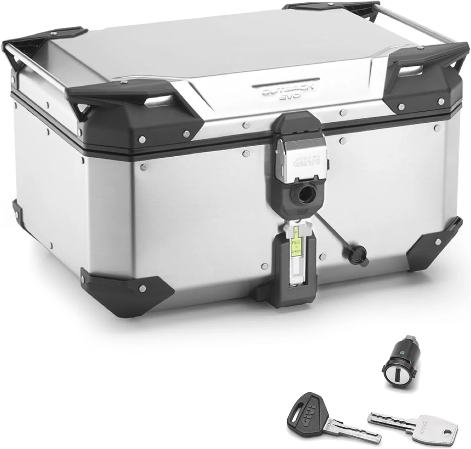 Baúl Monokey Trekker Outback Evo Smart Aluminio 58 Lt 6Kg Trekker Outback Evo Smart Aluminio - Givi Compatible Con Ktm 1290 Super Adventure T (2017)