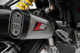 Tubo De Escape Con Homologación Acústica Titano Copa Carbono - Zard Compatible Con Ducati Multistrada V4 (2021-2023)