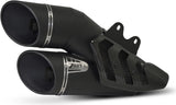 Tubo De Escape Con Homologación Acústica Acero Negro - Zard Compatible Con Ducati Xdiavel (2016-2020)