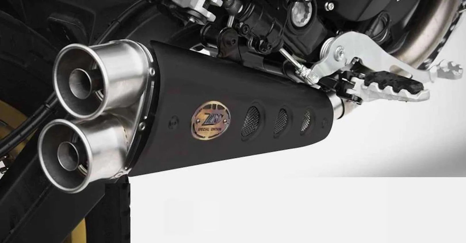 Sistema De Escape Completo Con Catalizador Y Homologación Acústica Special Edition Acero - Zard Compatible Con Ducati Scrambler 800 (2015-2019)