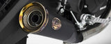 Tubo De Escape Con Homologación Acústica Zuma Acero Negro Copa Bronce - Zard Compatible Con Ducati Scrambler 800 (2017-2019)