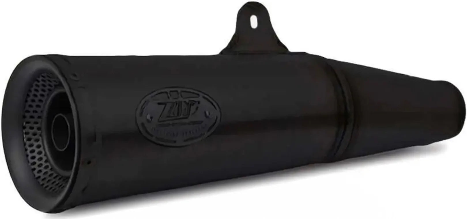 Tubo De Escape Con Homologación Acústica Zuma Acero Negro Copa Aluminio Negro - Zard Compatible Con Ducati Scrambler 800 (2015-2016)