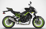 Sistema De Escape Completo Con Catalizador Y Homologación Acústica Titano Copa Carbono - Zard Compatible Con Kawasaki Z 900 (2020-2023)
