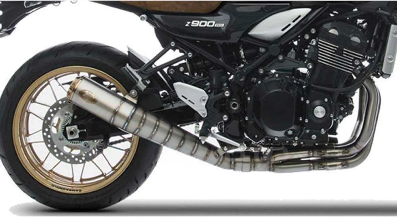 Sistema De Escape Completo Con Catalizador Y Homologación Acústica Titano - Zard Compatible Con Kawasaki Z 900 Rs (2018-2020)