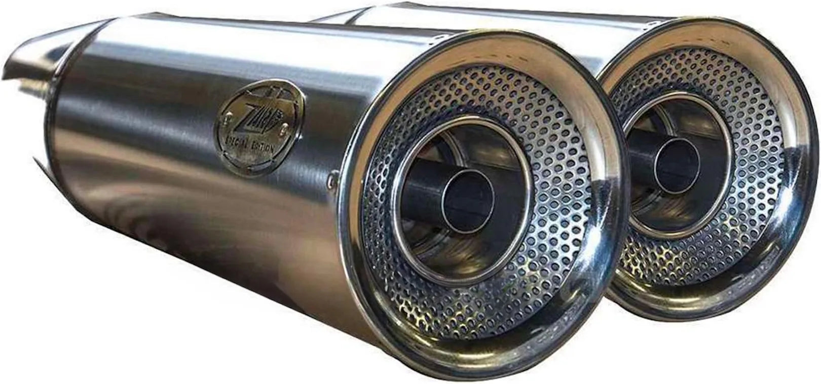 Tubo De Escape Con Homologación Acústica Big Acero Copa Aluminio - Zard Compatible Con Moto Guzzi V9 Bobber (2016-2019)