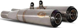 Tubo De Escape Con Homologación Acústica Conical Acero Copa Carbono - Zard Compatible Con Triumph Speed Twin 1200 (2021-2023)