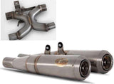 Non-Catalytic Exhaust Tip With Sound Certification Conical Stainless Steel - Zard Compatible With Triumph Thruxton 1200 R Rs (2021-2023)