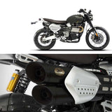 Tubo De Escape Con Homologación Acústica Acero Negro - Zard Compatible Con Triumph Scrambler 1200 (2021-2023)