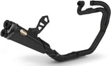 Sistema De Escape Completo Con Catalizador Y Homologación Acústica Acero Negro Copa Carbono - Zard Compatible Con Triumph Scrambler 1200 (2019-2020)
