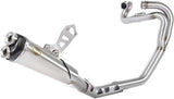 Complete Catalytic Exhaust System With Sound Certification Stainless Steel Endcap Carbon - Zard Compatible With Triumph Scrambler 1200 (2021-2023)