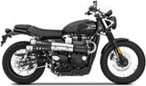 Exhaust Tip With Noise Certification Six Days Stainless Steel - Zard Compatible With Triumph Scrambler 900 (2017-2023)