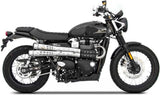 Tubo De Escape Con Homologación Acústica Six Days Acero - Zard Compatible Con Triumph Scrambler 900 (2017-2023)