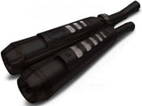 Exhaust Tip With Noise Certification Conical Steel Black - Zard Compatible With Triumph Scrambler 900 (2017-2023)