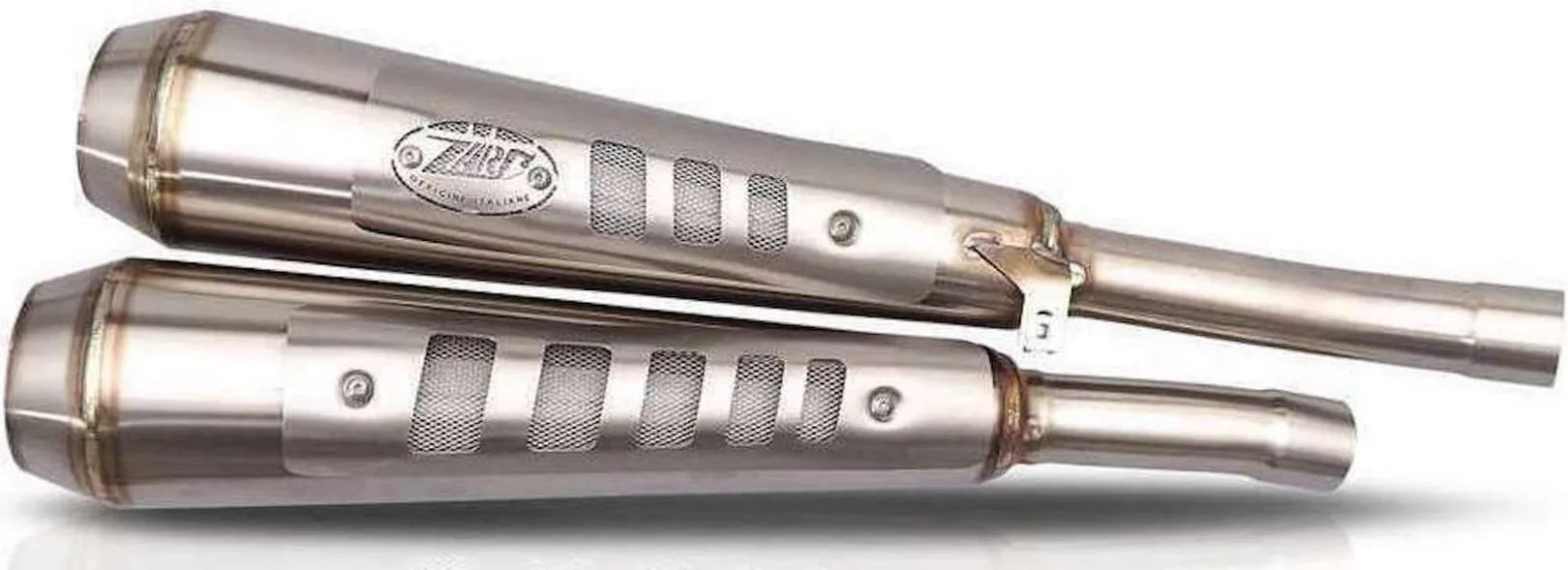 Tubo De Escape Con Homologación Acústica Conical Acero - Zard Compatible Con Triumph Street Scrambler 900 (2017-2023)