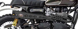 Sistema De Escape Completo Con Catalizador Y Homologación Acústica Special Edition High Acero Negro - Zard Compatible Con Triumph Scrambler 900 (2001-2016)