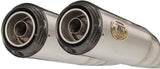 Tubo De Escape Con Homologación Acústica Conical Acero Copa Carbono - Zard Compatible Con Triumph Speed Twin 1200 (2019-2020)