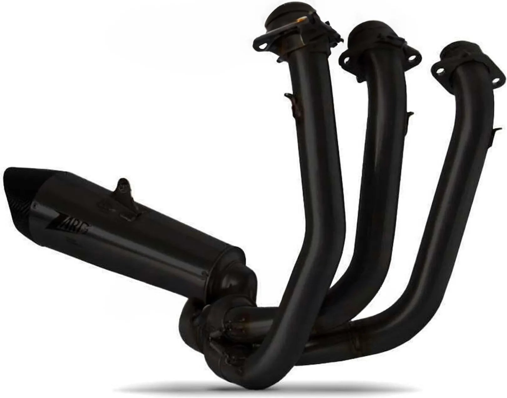 Sistema De Escape Completo Con Catalizador Y Homologación Acústica Acero Negro Copa Carbono - Zard Compatible Con Triumph Tiger 660 Sport (2021-2023)