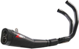 Sistema De Escape Completo Con Catalizador Y Homologación Acústica Acero Negro Copa Carbono - Zard Compatible Con Yamaha Mt-07 (2014-2016)