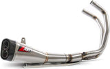 Sistema De Escape Completo Con Catalizador Y Homologación Acústica Acero Copa Carbono - Zard Compatible Con Yamaha Mt-07 (2014-2016)