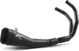 Sistema De Escape Completo Con Catalizador Y Homologación Acústica Acero Negro - Zard Compatible Con Yamaha Mt-07 (2014-2016)
