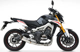 Sistema De Escape Completo Con Catalizador Y Homologación Acústica Acero - Zard Compatible Con Yamaha Mt-09 (2013-2016)