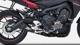 Sistema De Escape Completo Con Catalizador Y Homologación Acústica Acero Negro Copa Carbono - Zard Compatible Con Yamaha Tracer 900 (2015-2016)