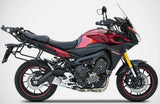 Sistema De Escape Completo Con Catalizador Y Homologación Acústica Acero Copa Carbono - Zard Compatible Con Yamaha Tracer 900 (2015-2016)
