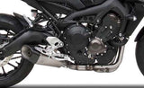Sistema De Escape Completo Con Catalizador Y Homologación Acústica Titano Copa Carbono - Zard Compatible Con Yamaha Mt-09 (2017-2020)