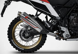 Sistema De Escape Completo Sin Catalizador Y Con Homologación Acústica Sabbia Acero - Zard Compatible Con Yamaha Ténéré 700 (2021-2023)