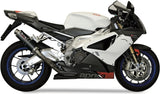 Escape Doble Sin Catalizador Con Homologación Acústica Gp Carbono - Mivv Compatible Con Aprilia Rsv 1000 (2004-2008)