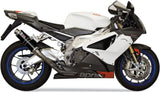 Escape Doble Sin Catalizador Con Homologación Acústica Gp Acero Negro - Mivv Compatible Con Aprilia Tuono Fighter 1000 (2006-2010)