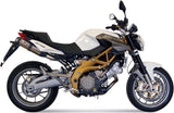 Escape Doble Con Homologación Acústica Suono Acero Carbono - Mivv Compatible Con Aprilia Shiver 750 (2008-2016)