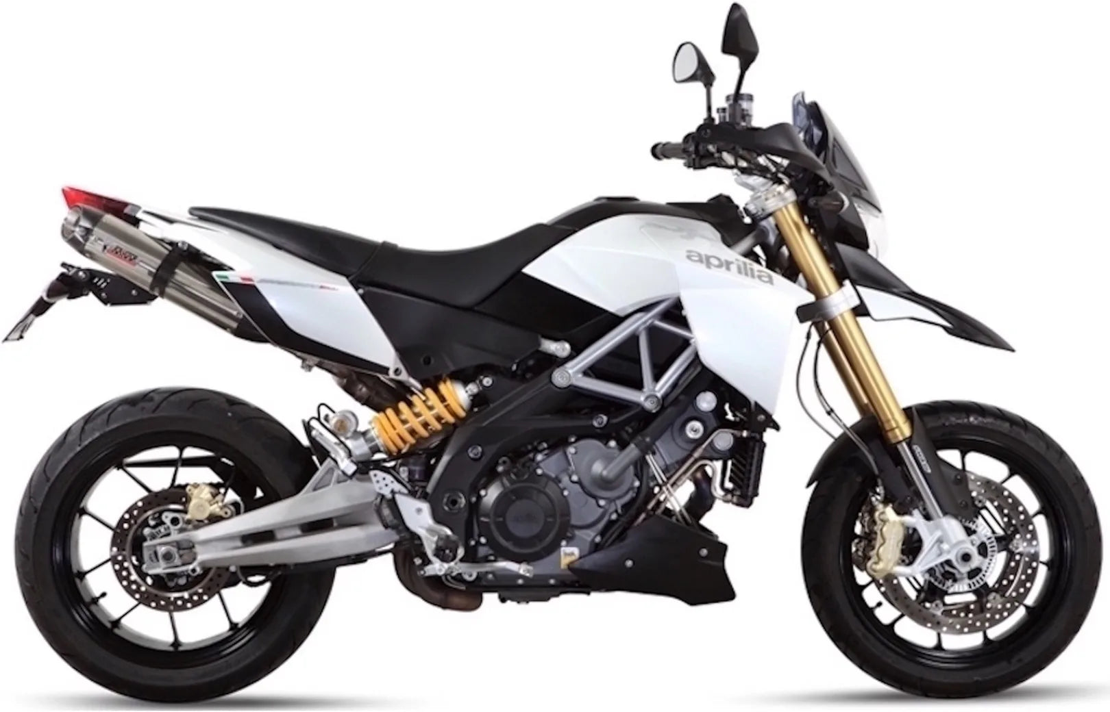 Doble Salida De Escape Con Catalizador Y Homologación Acústica Suono Acero Carbono - Mivv Compatible Con Aprilia Dorsoduro 1200 (2012-2016)