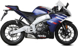 Sistema De Escape Completo Con Catalizador Y Homologación Acústica Delta Race Acero Carbono - Mivv Compatible Con Aprilia Rs 125 (2021-2024)