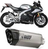 Tubo De Escape Con Catalizador Y Homologación Acústica Sr-1 Titano - Mivv Compatible Con Aprilia Rsv4 (2021-2024)